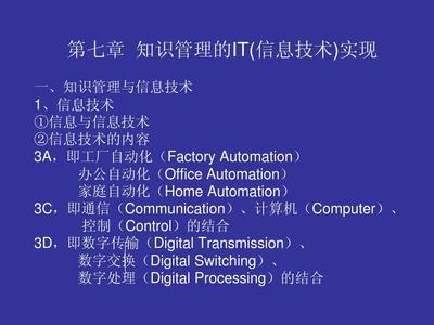 第七章 知識管理的IT實現與電子商務技術開發的融合